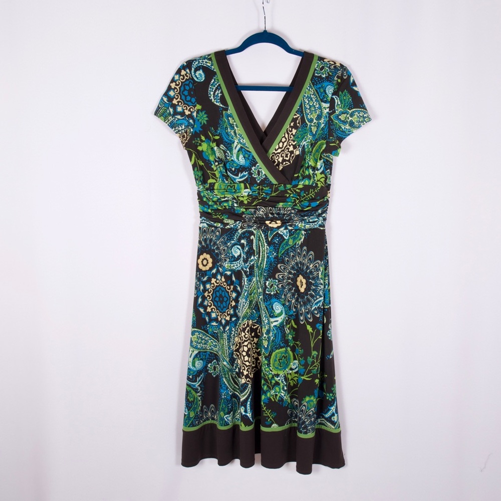 Floral Fit and Flare Dress